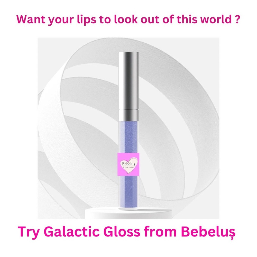 Galactic Holographic lip gloss from Bebelus Cosmetics is the bomb. Order now.